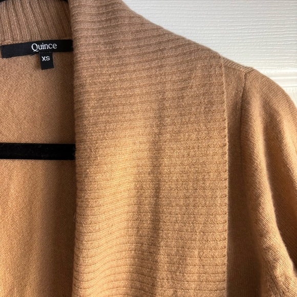 Quince Cashmere Open Cardigan Sweater - Picture 3 of 7